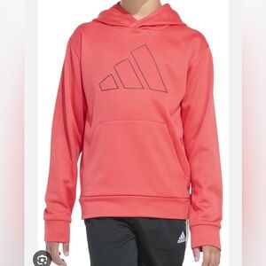 NWT - Adidas Kids XL 18/20
Bright Coral Hoodie